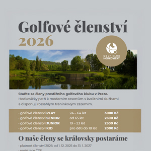 Hezká hra - Hodkovičky golf tour 2025